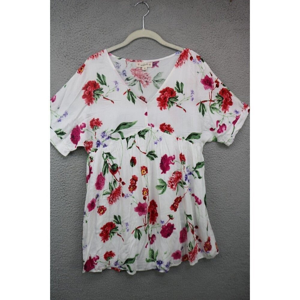 Magnolia Boutique Floral Babydoll Dress-Size Medium-Cottagecore